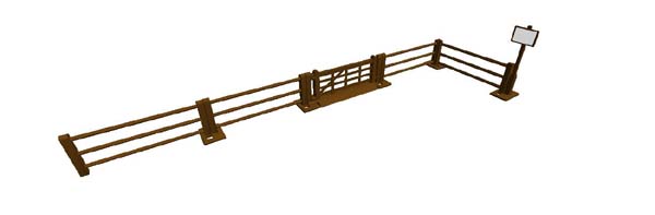 Fence 3d model