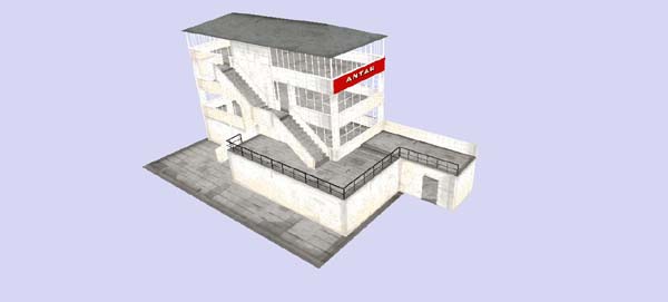 Reims pit lane model